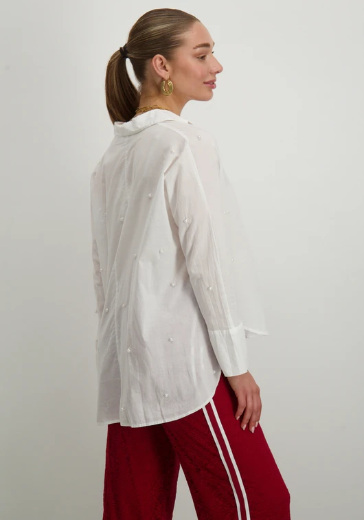 Only ONLNEW LINA GRACE LS PEARL SHIRT WV 15360466
