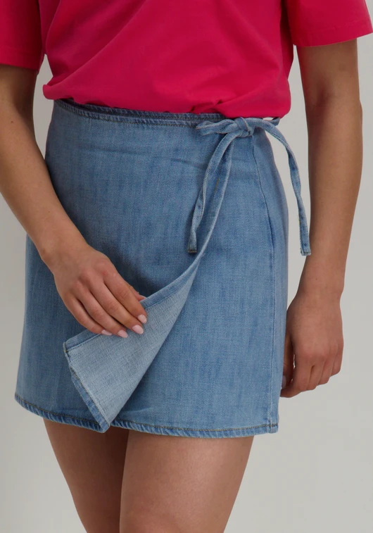 Only ONLNOELLE WRAP SKIRT DNM YOR 15327151