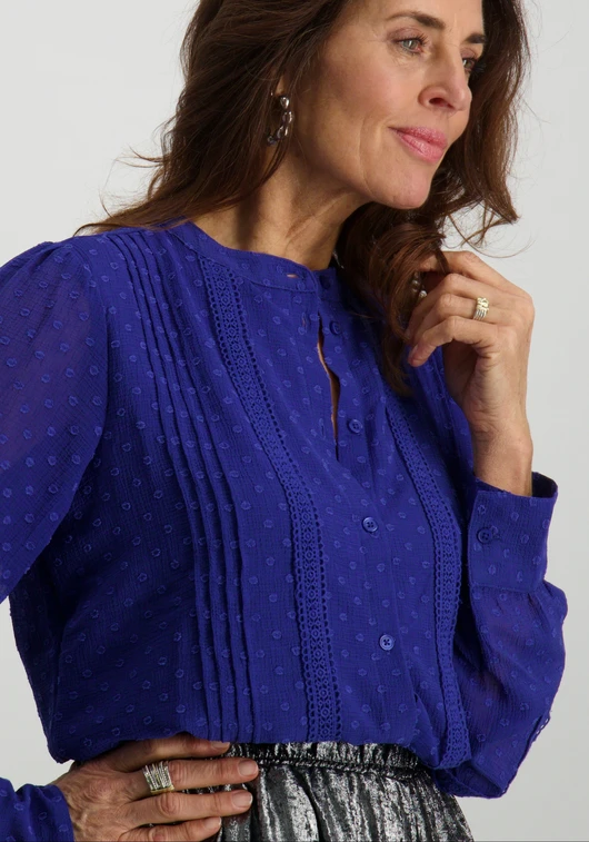 Only ONLPIXIE LS DOBBY BUTTON TOP WVN 15346682
