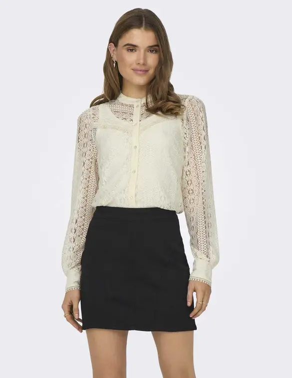 Only ONLREBA LACE L/S SHIRT WVN NOOS 15282071