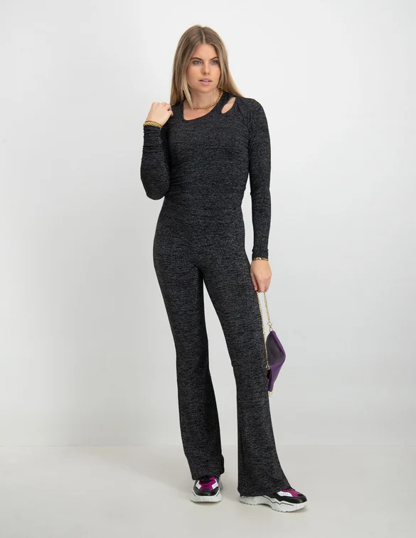 Only ONLROMA FLARED SHINE PANT JRS 15311745