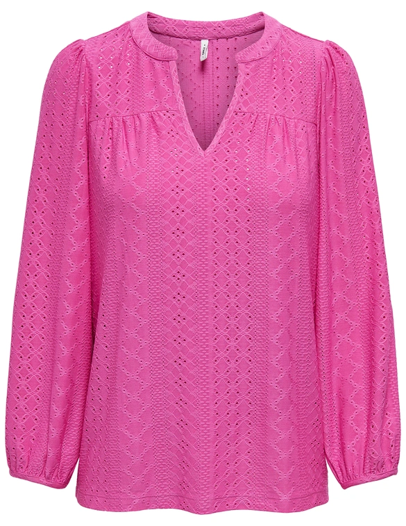 Only ONLSANDRA L/S SPLIT TOP JRS 15293379