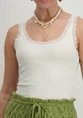 Only ONLSARA SHARAI LACE TANK TOP JRS NO 15345994