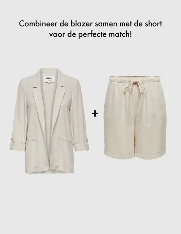 Only ONLSIESTA MW PULL-UP LIN BL SHORTS 15333032