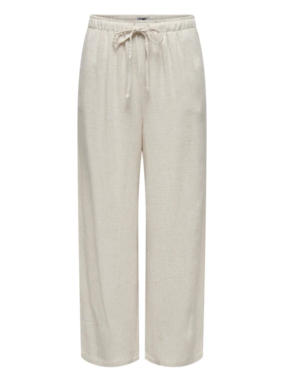 Only ONLSIESTA MW PULL-UP LINEN BL PNT N 15322263