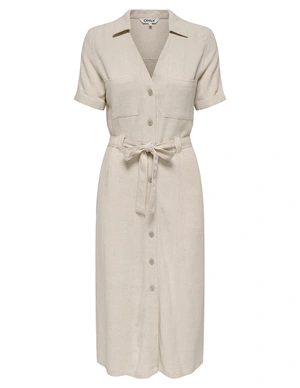 Only ONLSIESTA SS LIN BL SHIRT DRESS PNT 15347210