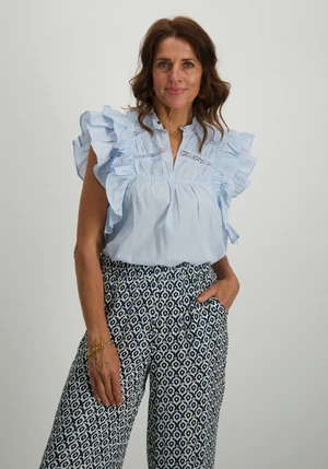 Only ONLSUNNY LIFE CAPSL FRILL TOP WVN N 15347882