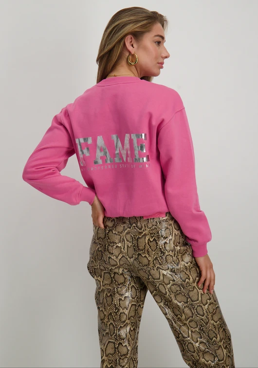 Only ONLTANJA L/S FOIL O-NECK BOX SWT 15333254