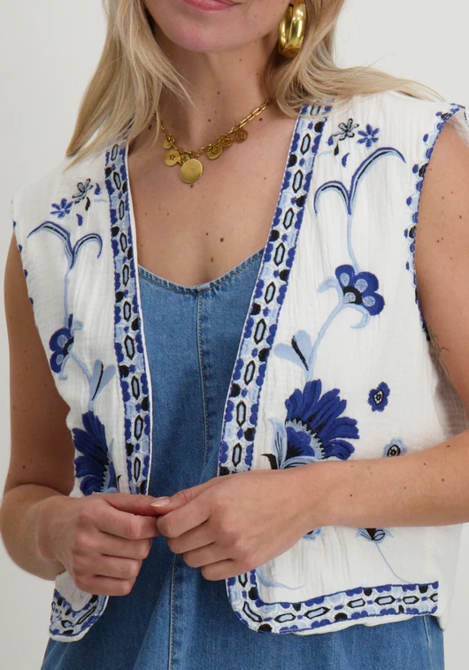 Only ONLTHYRA LIFE SL EMB VEST WVN CS 15320211
