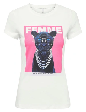 Only ONLVIBE S/S GLASSES TOP BOX NL JRS 15303948