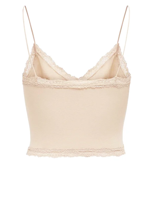 Only ONLVICKY LACE SEAMLESS CROPPED TOP 15190175