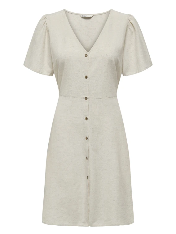 Only ONLVITA LIFE LINEN S/S SHORT DRESS 15317914