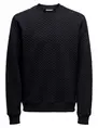 ONLY & SONS ONSADLER REG QUILT CREW NECK SWEAT 22030616