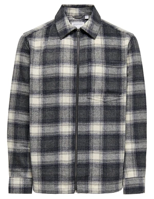 ONLY & SONS ONSAUSTIN WOOL ZIP OVERSHIRT NOOS 22029772