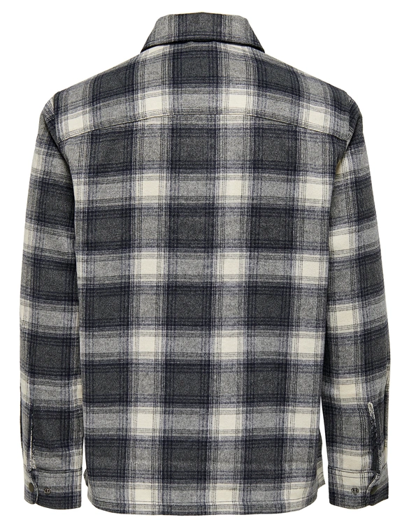 ONLY & SONS ONSAUSTIN WOOL ZIP OVERSHIRT NOOS 22029772