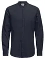 ONLY & SONS ONSCAIDEN LS SOLID LINEN MAO SHIRT 22019173