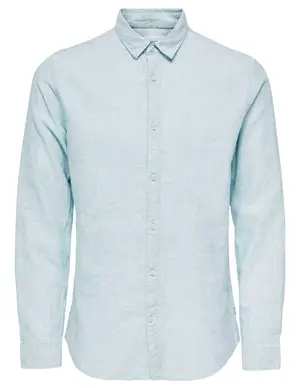 ONLY & SONS ONSCAIDEN LS SOLID LINEN SHIRT 22012321