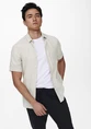 ONLY & SONS onsCAIDEN SS LINEN SHIRT RE 22009885