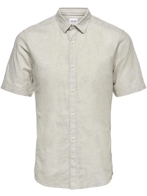ONLY & SONS onsCAIDEN SS LINEN SHIRT RE 22009885
