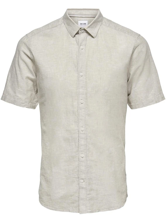 ONLY & SONS onsCAIDEN SS LINEN SHIRT RE 22009885