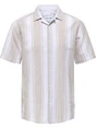 ONLY & SONS ONSCAIDEN SS STRIPE LINEN RESORT SH 22026109