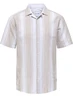ONLY & SONS ONSCAIDEN SS STRIPE LINEN RESORT SH 22026109