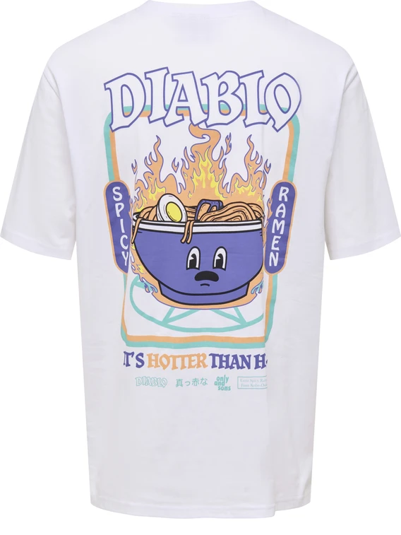 ONLY & SONS ONSKEANE RLX SS PRINT TEE NOOS 22033620