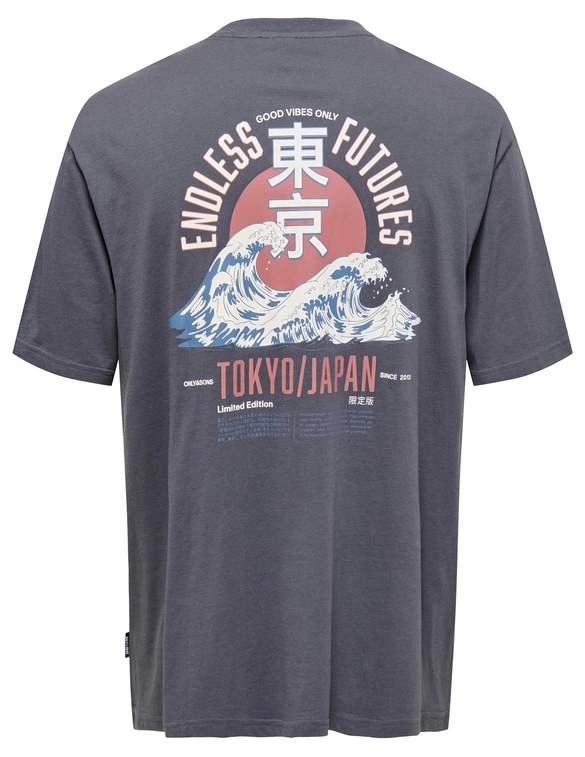 ONLY & SONS ONSKEANE RLX SS PRINT TEE NOOS 22033620