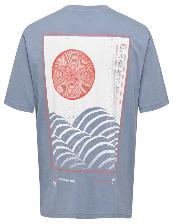 ONLY & SONS ONSKEANE RLX SS PRINT TEE NOOS 22033620