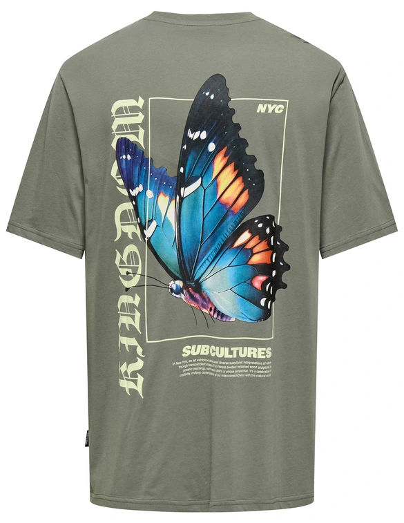 ONLY & SONS ONSKEANE RLX SS PRINT TEE NOOS 22033620