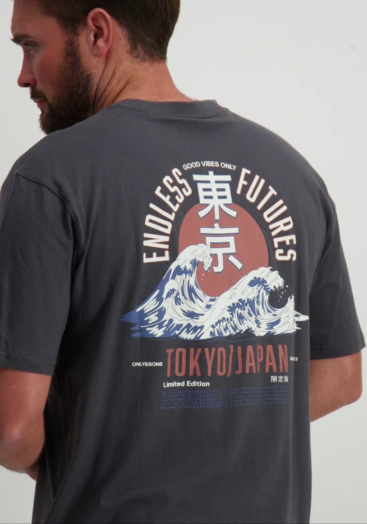 ONLY & SONS ONSKEANE RLX SS PRINT TEE NOOS 22033620
