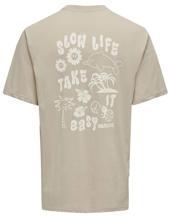 ONLY & SONS ONSMACE LIFE RLX FUNNY SS TEE 22029465
