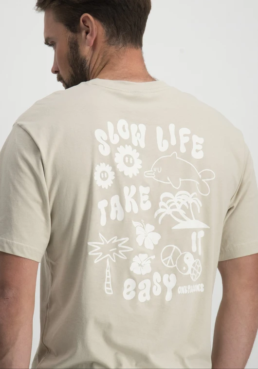 ONLY & SONS ONSMACE LIFE RLX FUNNY SS TEE 22029465