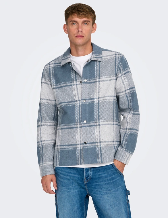 ONLY & SONS ONSMACE LS CHECK OVERSHIRT 22031620