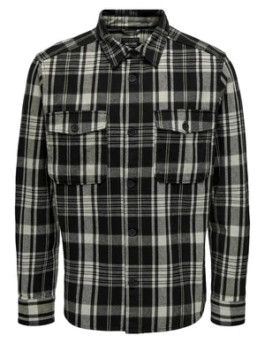 ONLY & SONS ONSMILO OVR CTN CHECK LS SHIRT NOOS 22024699