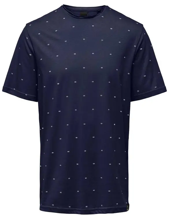 ONLY & SONS ONSMYRON LIFE REG SS DITSY TEE CS 22029480