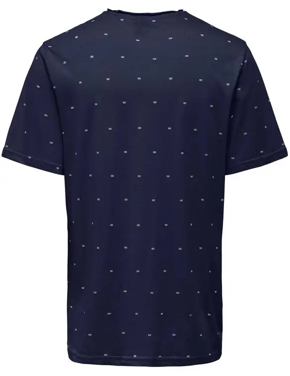ONLY & SONS ONSMYRON LIFE REG SS DITSY TEE CS 22029480