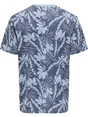 ONLY & SONS ONSPERRY LIFE REG LEAF AOP SS TEE N 22025283