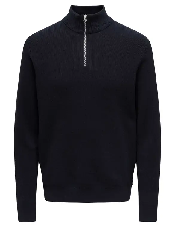 ONLY & SONS ONSPHIL REG 12 STRUC HALF ZIP KNIT 22023210