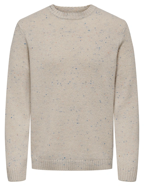 ONLY & SONS ONSRICKY REG 9 NAP CREW KNIT 22031539