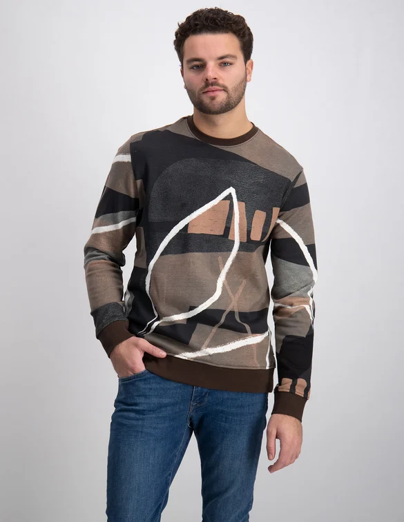 ONLY & SONS ONSROGER LIFE REG AOP CREW NECK SWE 22020689