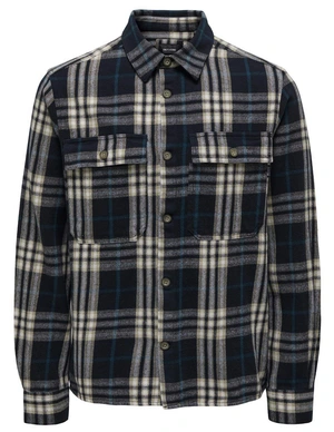 ONLY & SONS ONSSCOTT LS CHECK FLANNEL OVERSHIRT 22025629