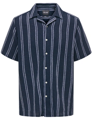 ONLY & SONS ONSTREV LIFE REG STRUC STRIPE SS SH 22025659