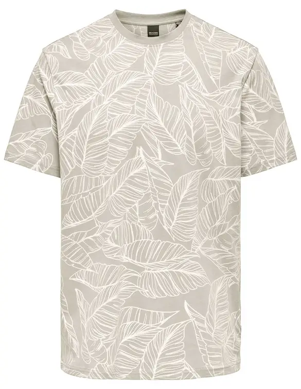ONLY & SONS ONSVAIL REG SS AOP TEE CS NL 22030730
