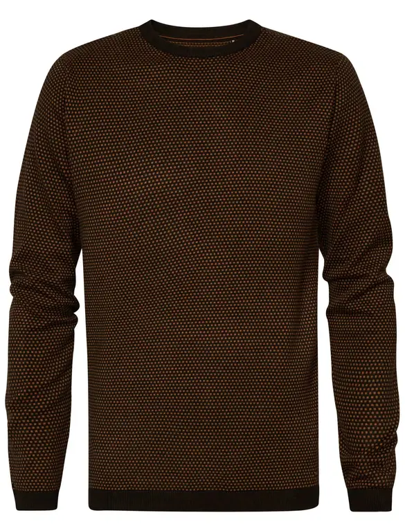 Petrol Men Knitwear Round Neck Basic M-3030-KWR238