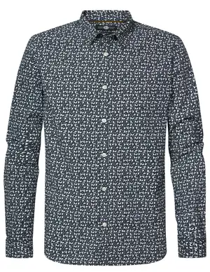 Petrol Men Shirt Long Sleeve AOP M-3030-SIL406