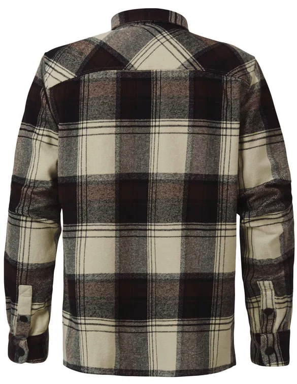 Petrol Men Shirt Long Sleeve Check M-3030-SIL405