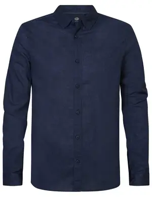 Petrol Men Shirt Long Sleeve Uni M-1040-SIL403