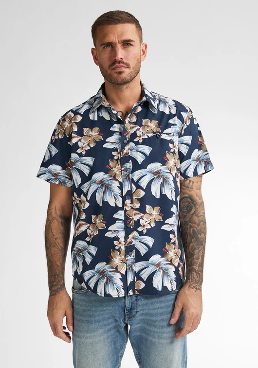 Petrol Men Shirt Short Sleeve AOP M-1050-SIS418