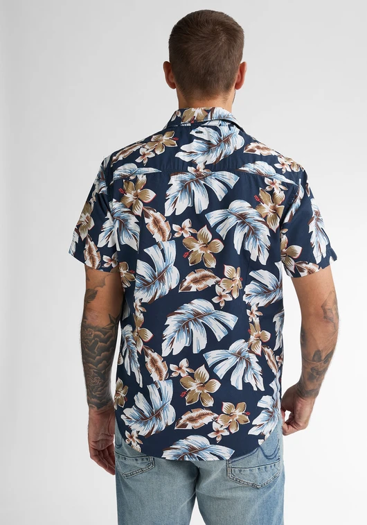 Petrol Men Shirt Short Sleeve AOP M-1050-SIS418